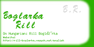 boglarka rill business card